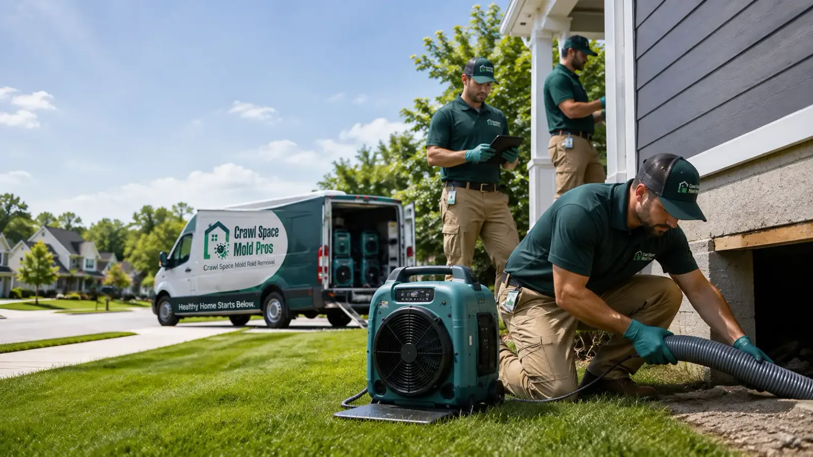 Crawl Space Mold Removal in Grant, IA